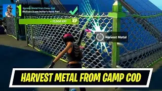 [Easy Method] Harvest Metal from Camp Cod Location in Fortnite - Season 7 Quick Quest Challenge