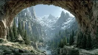 Archway of the Ancient Mountains | Medieval Fantasy Music & Animated Ambience
