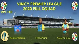 Vincy Premier T10 League 2020 || Vincy Premier T10 League full squads