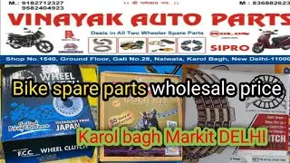 Bike spare parts whosele Shope DELHI  Karol bagh 