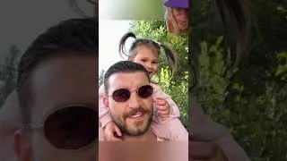 BEATRICE VALLI e Marchini in montagna coi figli