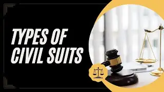 Types of Civil Suits in India..clean clearly explain with 2 minute...Law is supreme