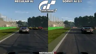 Gran Turismo 7 - Regular AI vs Sophy 2.1 - Porsche 911 GT3 RS (992) at Monza