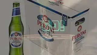 Peroni Nastro Azzurro Bottles 330mL