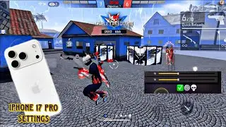 IPHONE 17 PRO MAX ‼️🥶 HUD SENSITIVITY SETTING ⚡⚙️ PLAYING FREEFIRE MAX HEADSHOT SETTING 