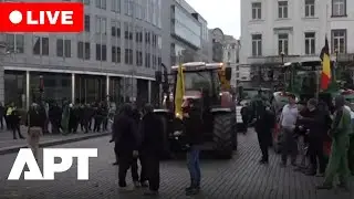 LIVE | EU Farmers Protest European Agricultural Policy in Brussels | Live | APT