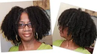 78 - Natural Hair Update/Demo:  #WaterOnly Wash n Go (part 1)