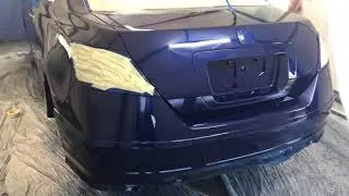 2008 civic si Fiji blue part 3 painted