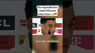 Die Legend&auml;rsten Jamal Musiala Interviews 😂🇩🇪 #musiala #dfb #fussball #fcbayern