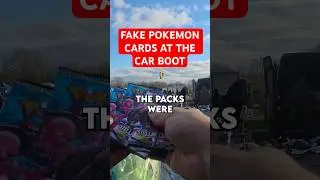 Fake Pokemon Cards? #bootsale #carboot #thrifting #money #pokemon #profit #shorts #carbootsale
