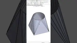 Learn to Build a Lofted Sheet Metal Model in SolidWorks in just a few seconds!! | Lofted Bends