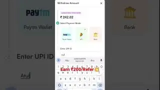 Kickcash Withdraw Proof👍Earn ₹200/Refer😱New refer and earn offer|KICK CASH refferal offer