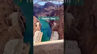 Hoover Dam - must-see - between Nevada and Arizona #travel #roadtrip #hooverdam #dam #water #sights