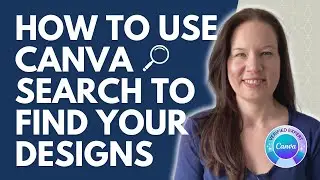 Как использовать функцию поиска Canva для поиска дизайнов и изображений