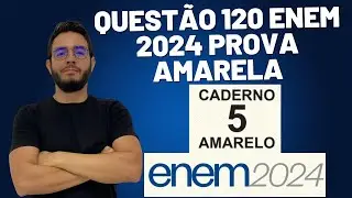 Quest&atilde;o 120 ENEM 2024 Prova AMARELA