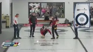 FEATURE  Brad Gushue vs  Ethan Sampson   Draw 11   RBC Dominion Securities Western Showdown XCM