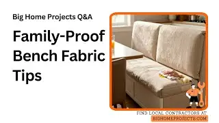 Family-Proof Crypton Sunbrella Zippered Bench Guide