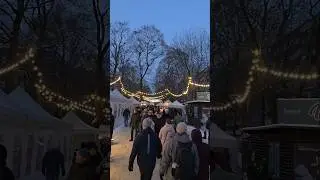 Throwback to glowing H&auml;meenpuisto winter market lights ✨❄️