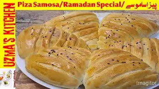 Arabic style Pizza Samosa Recipe for Ramadan/new and unique Baked Chicken Samosa Recipe