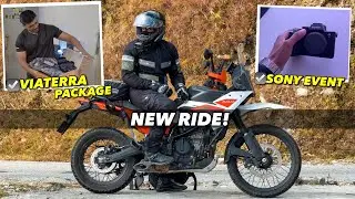 EVERYTHING CAME TOGETHER | VIATERRA PACKAGE, SONY INVITE AND NEW MOTORCYCLE FOR THE NEXT RIDE