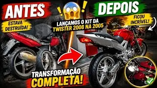 TROCAMOS O KIT DA CBX 250 TWISTER 2005 PELO DA 2008 ALEM DE PAINEL E MUITO MAIS #viral #motos 