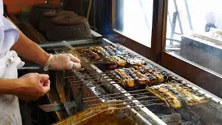 Traditional Japanese Grilled Unagi at Surugaya | Naritasan 🇯🇵🔥