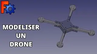 FreeCAD 0.21.2 : Modéliser un châssis de drone FPV