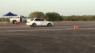 White Evo 200mph Texas Mile 2010 in HD
