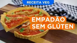 TORTA DE CEBOLA CARAMELIZADA SEM GLÚTEN | RECEITA VEG