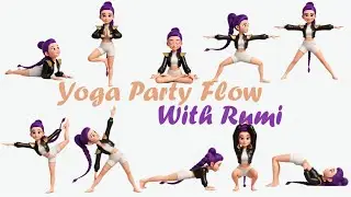 Yoga Party Flow with Rumi | Dance, Stretch & Giggle | Fun Family Routine