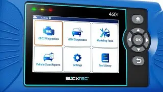 BLCKTEC 460T OBD2 Scanner Car Code Reader Engine ABS SRS Transmission Diagnostic Tool