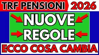 ✅Pensioni 2026 👉 Ecco Cosa Cambia nel TFR 👉 Nuove Regole, Fondo Pensione e Vantaggi!