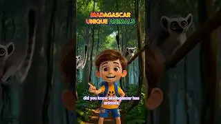 Madagascar Unique Animals #shorts #youtubeshorts #explore #science #education #shortsfeed #feed