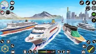 💥 Jet Boat Sim Cruise Ship Drive Game (Android & iOS) Gameplay