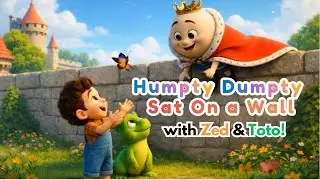Humpty Dumpty's Royal Fall 👑 | Zed & Toto's Magical Adventure | Pixar-Style Short Animation