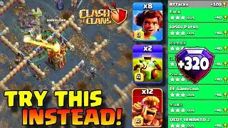 +320 | EASIEST ROOT RIDER Spam With Overgrowth Spells🔴Live Legend League Attack's |Best TH16 attack.