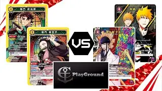 [Union Arena][ユニオンアリーナ] Gameplay 06, Kimetsuno Yaiba 🟡 vs Bleach 🟣