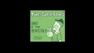 the Simpsons Bart n the bearstalk la cata gameboy