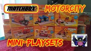 1980's Matchbox Motorcity Mini Playsets