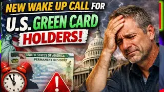 🚨 WAKE-UP CALL 🇺🇸 Green Card Holders 2026 ⚠️ BIG RISK