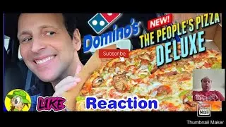 Реакция на Domino's&reg; The People's Pizza Deluxe Review 🎲🍕 ЛУЧШИЙ ВЫБОР?! 🤔 ВЫГЛЯДИТЕ НА ЭТОТ ВИД! ...