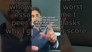 POV: You just read the worst essay of all time #shorts #college #student