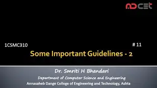 #11 - Technical Writing - Important Guidelines - 2