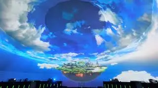 360-degree projection mapping Dome projection mapping. 360 content mapping.