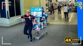 Woman Pushes Full Walmart Cart Out Like She&rsquo;s Late for Work