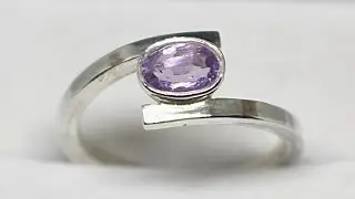 MAKING A SILVER AMETHYST RING