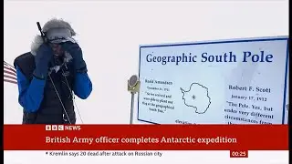 British soldier claims record for fastest woman to ski alone across Antarctica - 31/Dec/2023