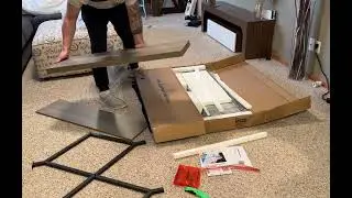 Garvee 3-Tier Entryway Table Unboxing | Industrial Console Table