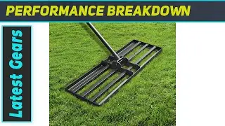 HANLIKO OUTDOOR Lawn Leveling Rake - The Best Heavy-Duty Tool for a Flawless Lawn