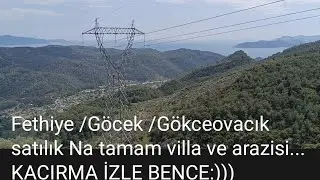 SATILDI-fethiye göcek gökceovacık ta muhteşem arazi ve villa @göcel